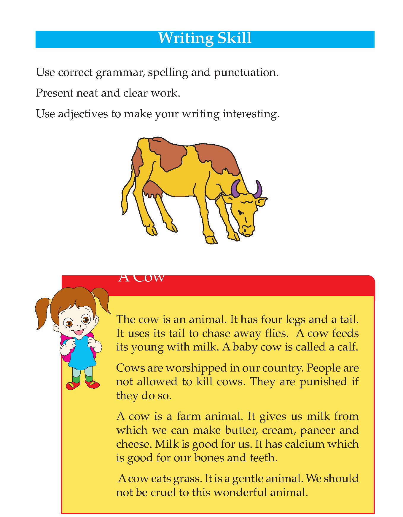 Grade 3 Descriptive Essay Farm Animals | Composition Writing Skill - Page 2