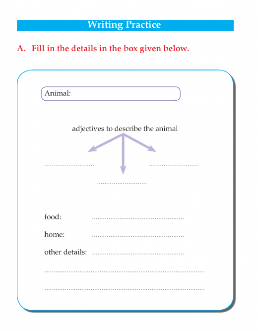 Writing skill - grade 3 - if i were an animal ,i would  like to be  (4)