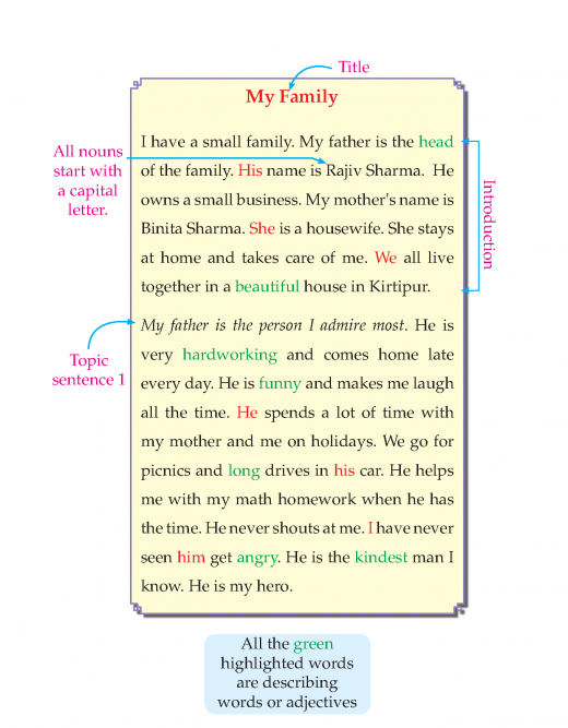 Essay about my family