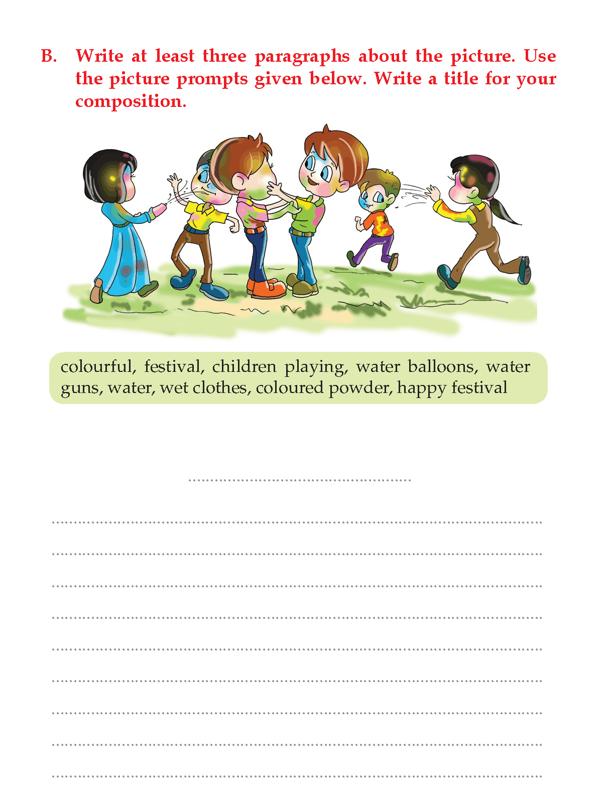 Grade 3 Picture Composition | Composition Writing Skill - Page 8